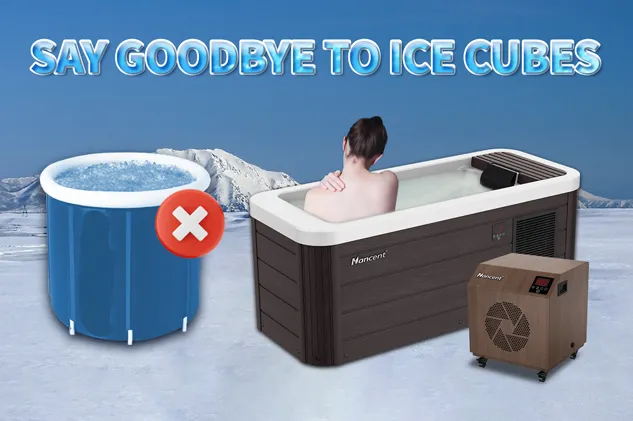  Il sistema definitivo per la terapia del freddo: accelera il recupero con i refrigeratori per bagni di ghiaccio Nancent